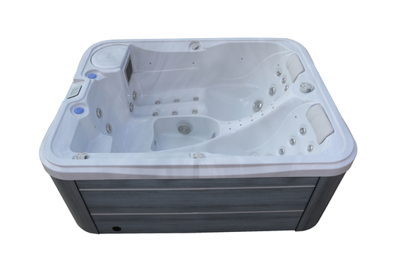 E-372D Masaje con hidromasaje acrílico Spa al aire libre bañera Balboa Spa de natación para 3 personas