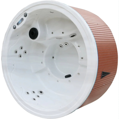 5~6 bañeras redondas bañera de baño al aire libre bañera de spa 2.5HP bomba de 2 niveles paso