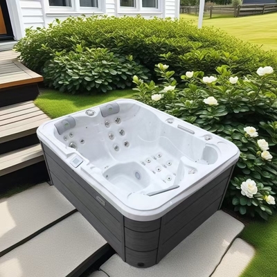 Fábrica de venta al por mayor Acrílico al aire libre Masaje en interiores bañera de remojo bañera hidráulica piscina de spa