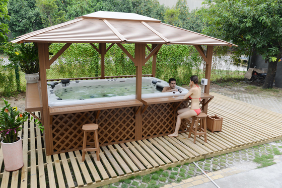 Piscina al aire libre del balneario de Whirlpool del balneario del hotel de 8 personas que nada